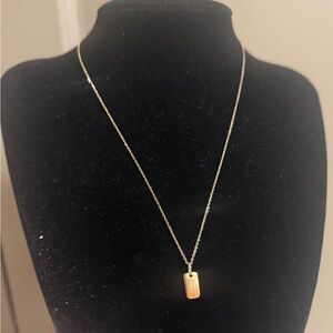 Mejuri 14K Initial Necklace
